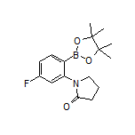 4-Fluoro-2-(2-oxo-1-pyrrolidinyl)phenylboronic Acid Pinacol Ester