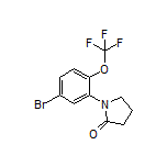 1-[5-Bromo-2-(trifluoromethoxy)phenyl]-2-pyrrolidinone