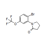 1-[2-Bromo-5-(trifluoromethoxy)phenyl]-2-pyrrolidinone