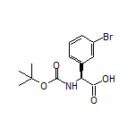 (S)-2-(3-Bromophenyl)-2-(Boc-amino)acetic Acid