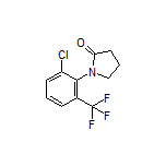 1-[2-Chloro-6-(trifluoromethyl)phenyl]-2-pyrrolidinone