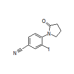 3-Iodo-4-(2-oxo-1-pyrrolidinyl)benzonitrile