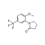 1-[2-Methoxy-5-(trifluoromethyl)phenyl]-2-pyrrolidinone