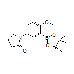 2-Methoxy-5-(2-oxo-1-pyrrolidinyl)phenylboronic Acid Pinacol Ester