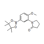 4-Methoxy-3-(2-oxo-1-pyrrolidinyl)phenylboronic Acid Pinacol Ester