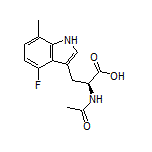 N-Acetyl-4-fluoro-7-methyl-L-tryptophan