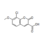 8-Chloro-7-methoxy-2-oxo-2H-chromene-3-carboxylic Acid