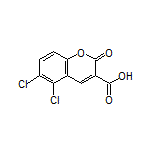 5,6-Dichloro-2-oxo-2H-chromene-3-carboxylic Acid