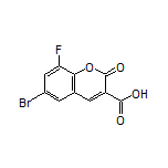 6-Bromo-8-fluoro-2-oxo-2H-chromene-3-carboxylic Acid