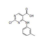 2-Chloro-4-(m-tolylamino)pyrimidine-5-carboxylic Acid