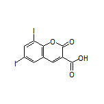 6,8-Diiodo-2-oxo-2H-chromene-3-carboxylic Acid