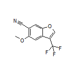 5-Methoxy-3-(trifluoromethyl)benzofuran-6-carbonitrile