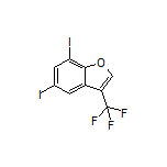 5,7-Diiodo-3-(trifluoromethyl)benzofuran