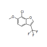 7-Chloro-6-methoxy-3-(trifluoromethyl)benzofuran