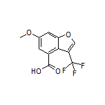 6-Methoxy-3-(trifluoromethyl)benzofuran-4-carboxylic Acid