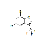 7-Bromo-5-chloro-3-(trifluoromethyl)benzofuran