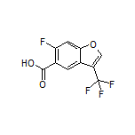 6-Fluoro-3-(trifluoromethyl)benzofuran-5-carboxylic Acid