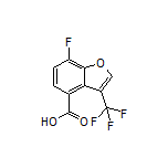 7-Fluoro-3-(trifluoromethyl)benzofuran-4-carboxylic Acid