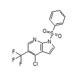 4-Chloro-1-(phenylsulfonyl)-5-(trifluoromethyl)-7-azaindole