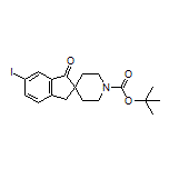 1’-Boc-6-iodo-1-oxo-1,3-dihydrospiro[indene-2,4’-piperidine]