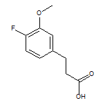 3-(4-Fluoro-3-methoxyphenyl)propanoic Acid