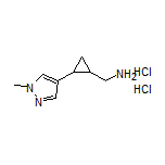 [2-(1-Methyl-1H-pyrazol-4-yl)cyclopropyl]methanamine Dihydrochloride