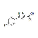 3-(4-氟苯基)异噻唑-5-甲酸
