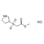 Methyl 2-(Pyrrolidin-3-ylsulfonyl)acetate Hydrochloride