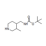 tert-Butyl ((3-Methylpiperidin-4-yl)methyl)carbamate