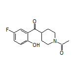 1-[4-(5-Fluoro-2-hydroxybenzoyl)piperidin-1-yl]ethanone