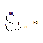 2’-Chloro-4’,5’-dihydrospiro[piperidine-4,7’-thieno[2,3-c]pyran] Hydrochloride