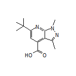 6-(tert-Butyl)-1,3-dimethyl-1H-pyrazolo[3,4-b]pyridine-4-carboxylic Acid
