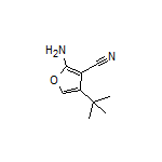 2-Amino-4-(tert-butyl)furan-3-carbonitrile