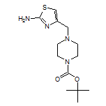 tert-butyl 4-[(2-amino-1,3-thiazol-4-yl)methyl]piperazine-1-carboxylate