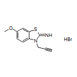 6-Methoxy-3-(2-propyn-1-yl)benzo[d]thiazol-2(3H)-imine Hydrobromide