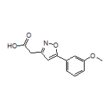 2-[5-(3-Methoxyphenyl)-3-isoxazolyl]acetic Acid