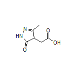 2-(3-Methyl-5-oxo-4,5-dihydro-4-pyrazolyl)acetic Acid