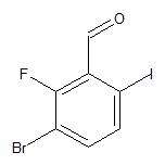 3-Bromo-2-fluoro-6-iodobenzaldehyde