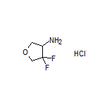 4,4-Difluorotetrahydrofuran-3-amine Hydrochloride