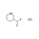 3-(Difluoromethyl)piperidine Hydrochloride