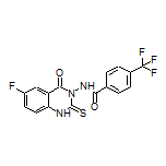 N-[6-Fluoro-4-oxo-2-thioxo-1,2-dihydroquinazolin-3(4H)-yl]-4-(trifluoromethyl)benzamide