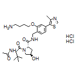 (2S,4R)-1-[(S)-2-Acetamido-3,3-dimethylbutanoyl]-N-[2-(4-aminobutoxy)-4-(4-methyl-5-thiazolyl)benzyl]-4-hydroxypyrrolidine-2-carboxamide Dihydrochloride