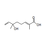 (E)-6-Hydroxy-2,6-dimethylocta-2,7-dienoic Acid