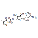 [(2R,3S,4R,5R)-5-(6-Amino-9H-purin-9-yl)-3,4-dihydroxy-2-tetrahydrofuryl]methyl [(S)-2-Aminopropanoyl]sulfamate