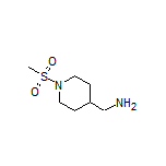 [1-(Methylsulfonyl)-4-piperidyl]methanamine