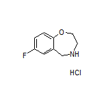 7-Fluoro-2,3,4,5-tetrahydrobenzo[f][1,4]oxazepine Hydrochloride