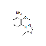 2-Methoxy-3-(5-methyl-1H-1,2,4-triazol-1-yl)aniline