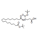 (S)-4-Boc-4-(17-Boc-heptadecanamido)butanoic Acid