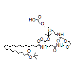 (S)-42-Boc-22-Boc-10,19,24-trioxo-3,6,12,15-tetraoxa-9,18,23-triazadotetracontan-1-oic Acid