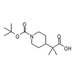 2-(1-Boc-4-piperidyl)-2-methylpropanoic Acid